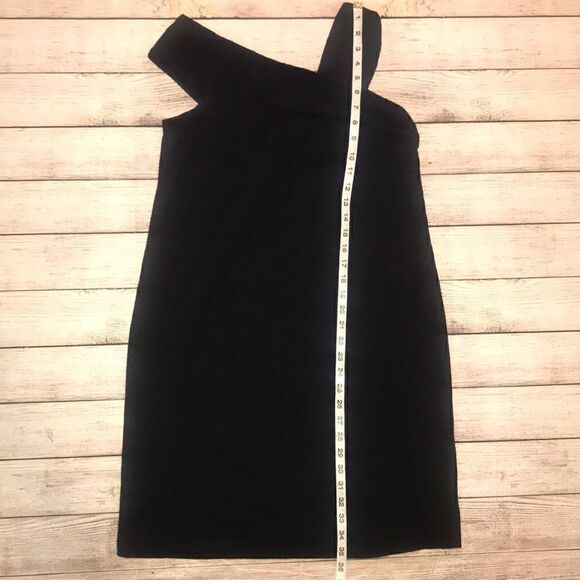 Milly Classic Little Black Sleeveless Wool Dress size M Medium - Picture 7 of 8